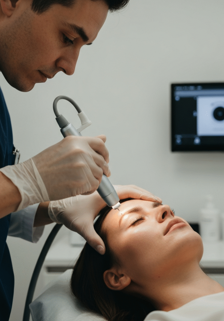 Microagulhas de ouro: tecnologia que aumenta colágeno em 30%Victoria Beckham faz sessões com mais de 20 microagulhas revestidas em ouro